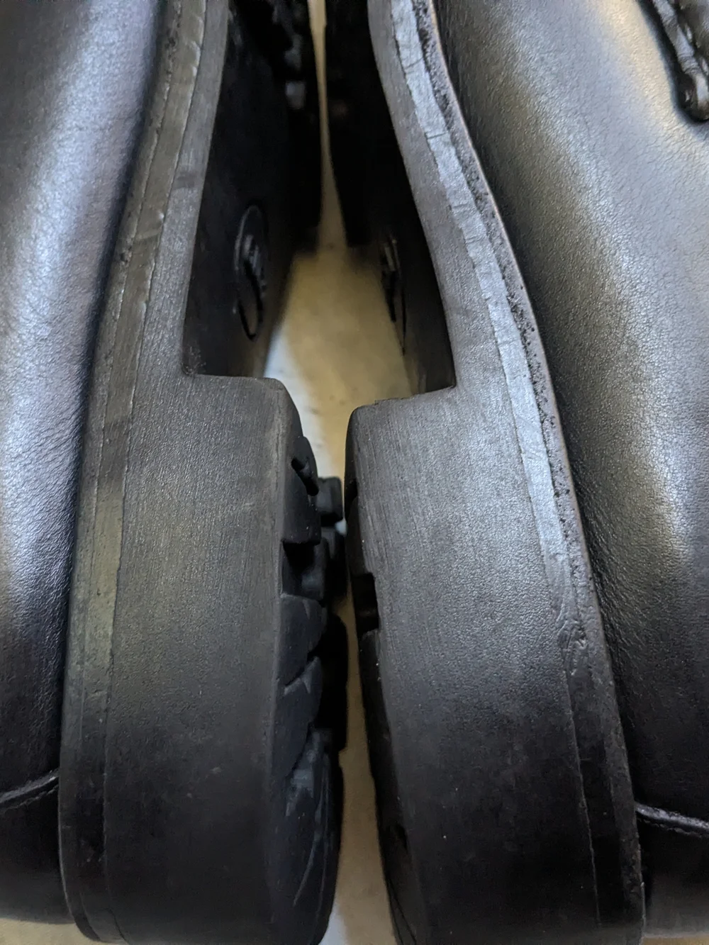 Gucci Black Leather Horsebit Loafers with Gold Hardware